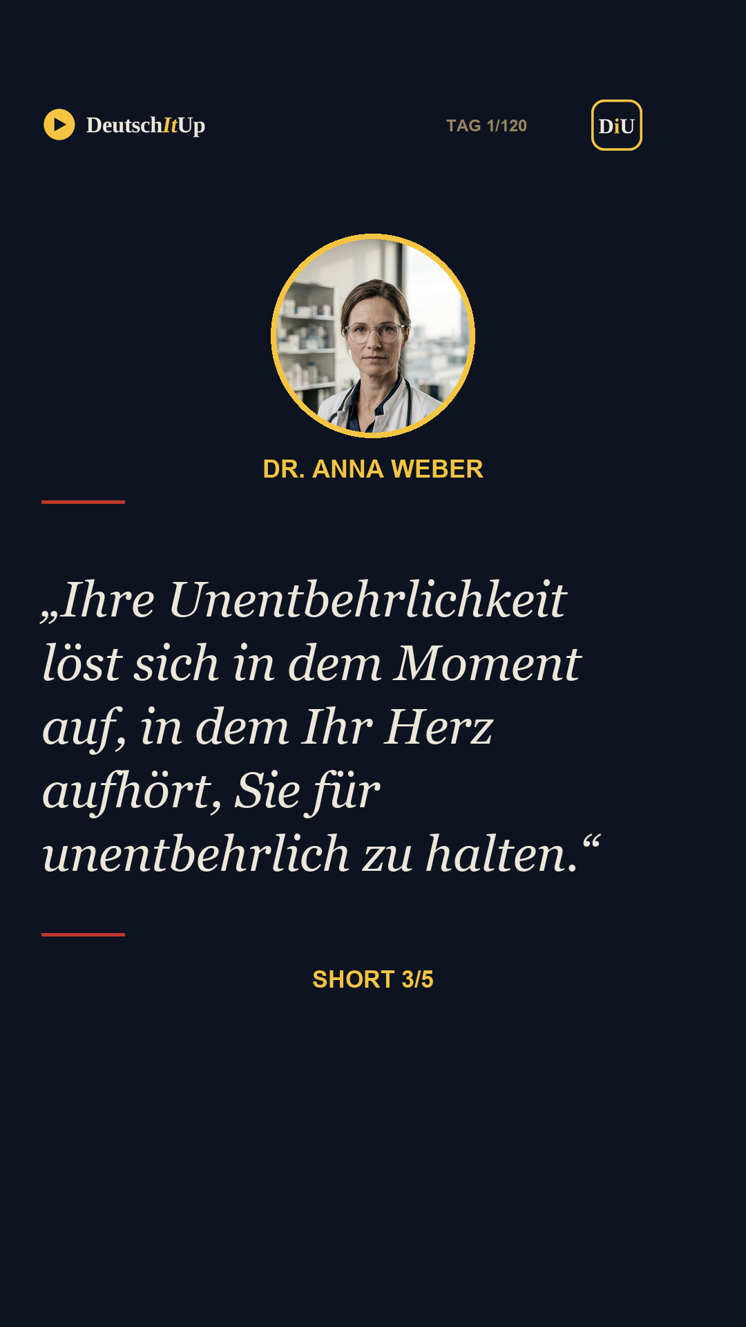 Tag 1 — Short 3
