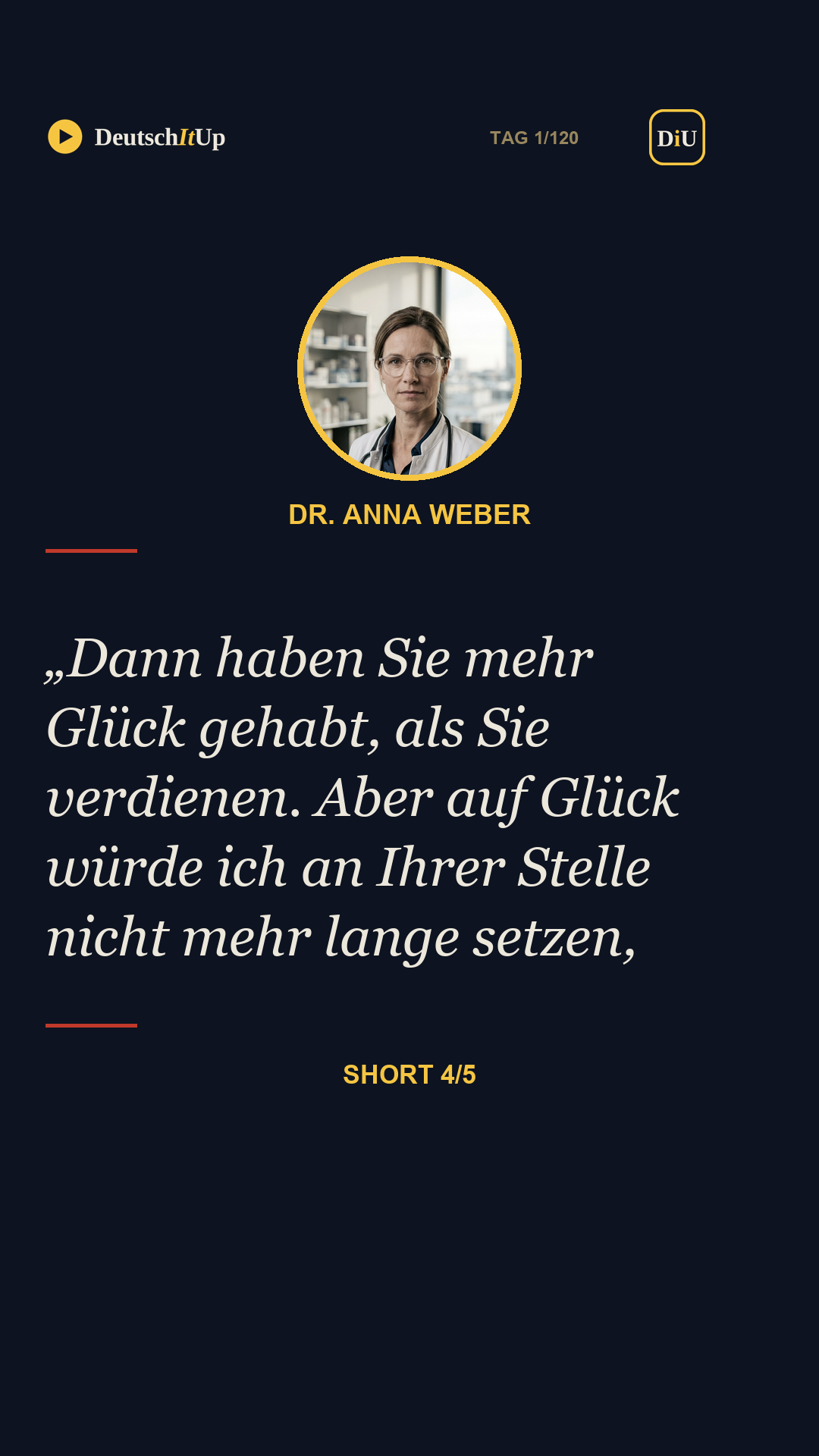 Tag 1 — Short 4