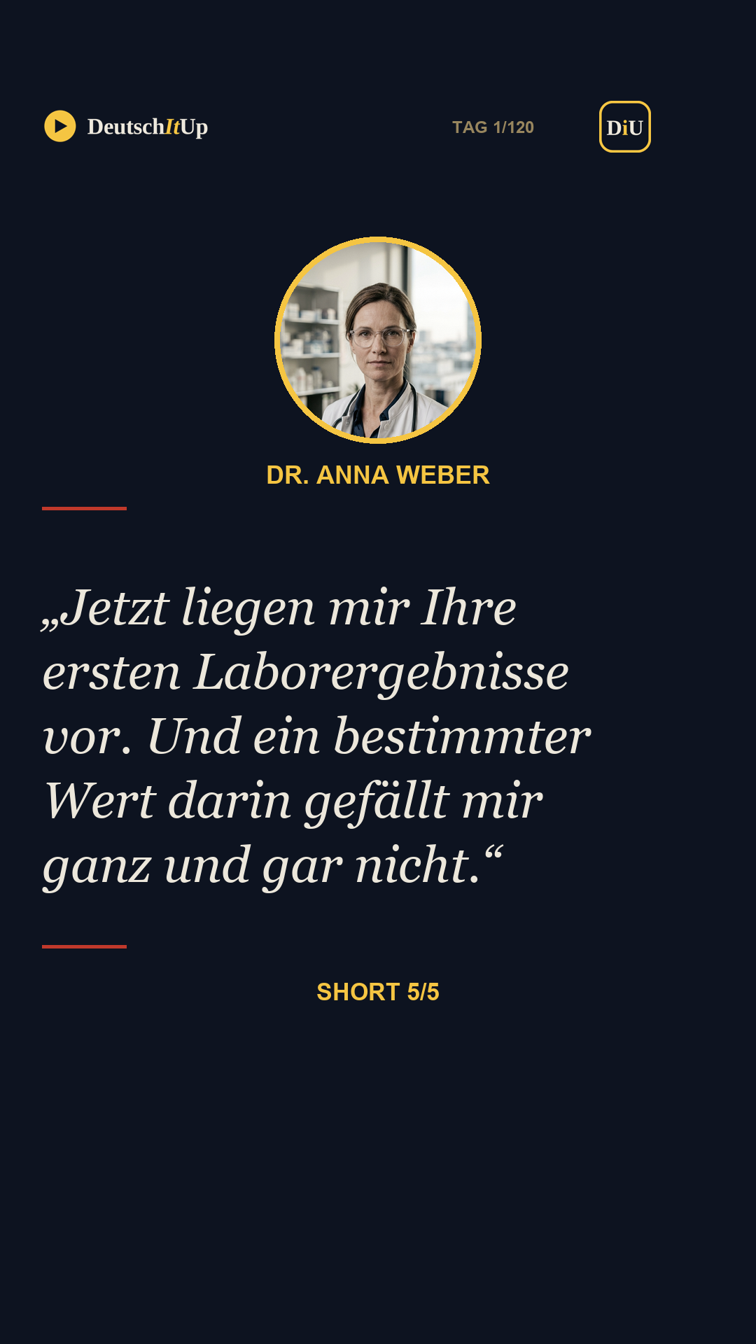 Tag 1 — Short 5
