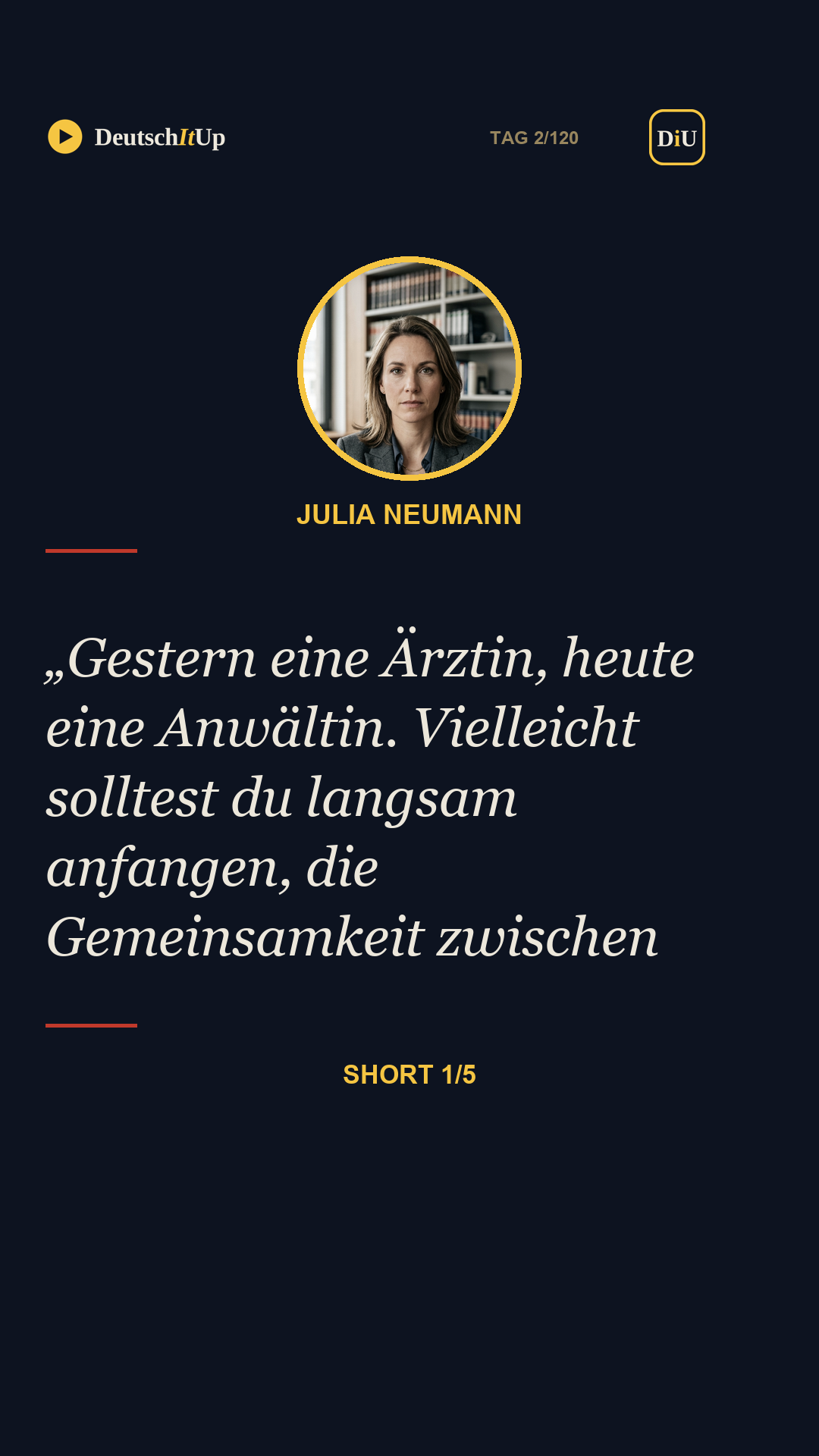Tag 2 — Dann haben wir ein Problem