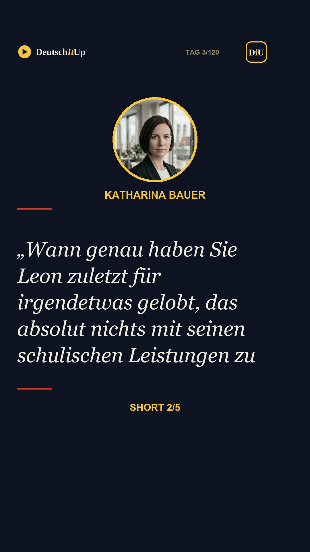 Tag 3 — Short 2